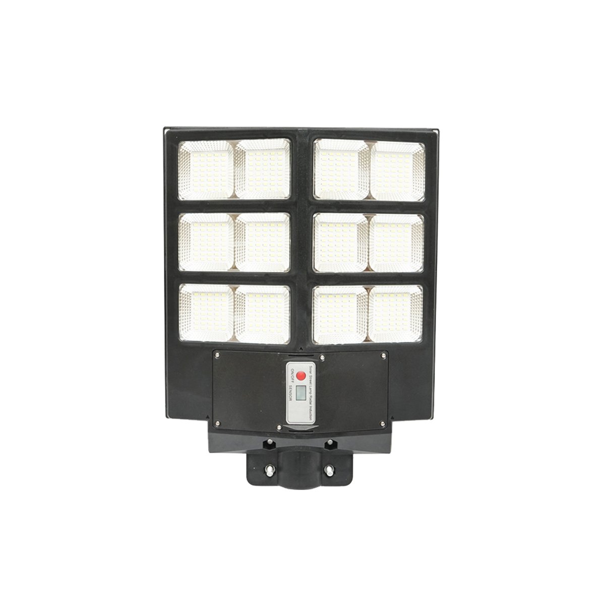 Lampa solara LED 200W iluminat stradal 6500K cu panou solar, telecomanda, senzor miscare Breckner Germany